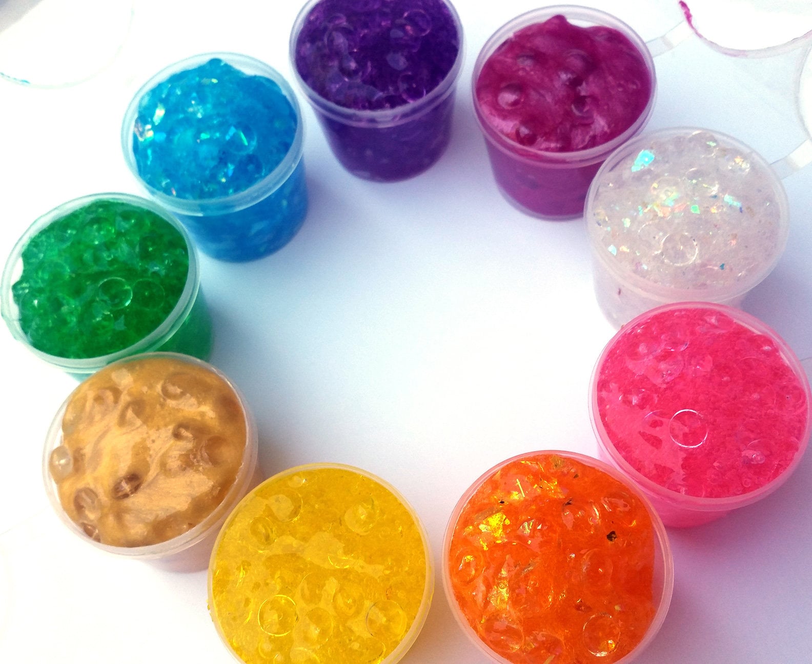 Fishbowl Slime You Choose Color Slime Fish Bowl Ice Iced Etsy