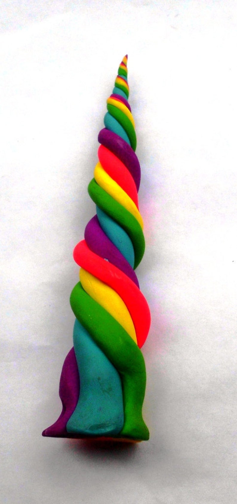 Rainbow Unicorn Horn Neon Colors Unicorn Costume Horns - Etsy