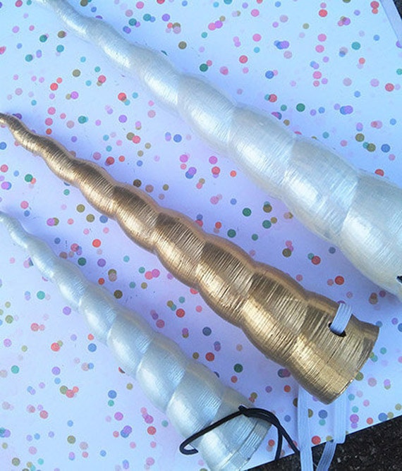 Nishine Diadema De Cuerno De Unicornio Con Purpurina Para