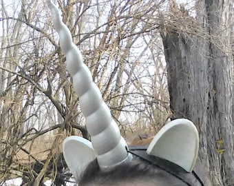 Unicorn Horn, Unicorn Horn Headband, Unicorn Horn and Ear Set, Many Sizes, cosplay, costume