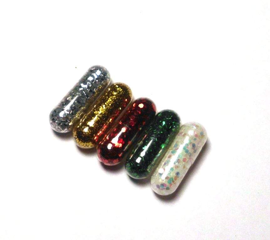 Pills Glitter Pill Christmas Colors 10 Pills - Zealand