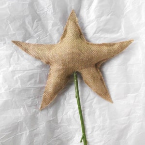 Star Tree Topper, Christmas Tree Topper, Burlap Tree Topper, Rustic Tree Topper, Christmas Tree Topper Star, Tree Star, tree topper star image 1