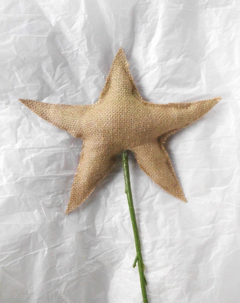 Star Tree Topper, Christmas Tree Topper, Burlap Tree Topper, Rustic Tree Topper, Christmas Tree Topper Star, Tree Star, tree topper star image 1