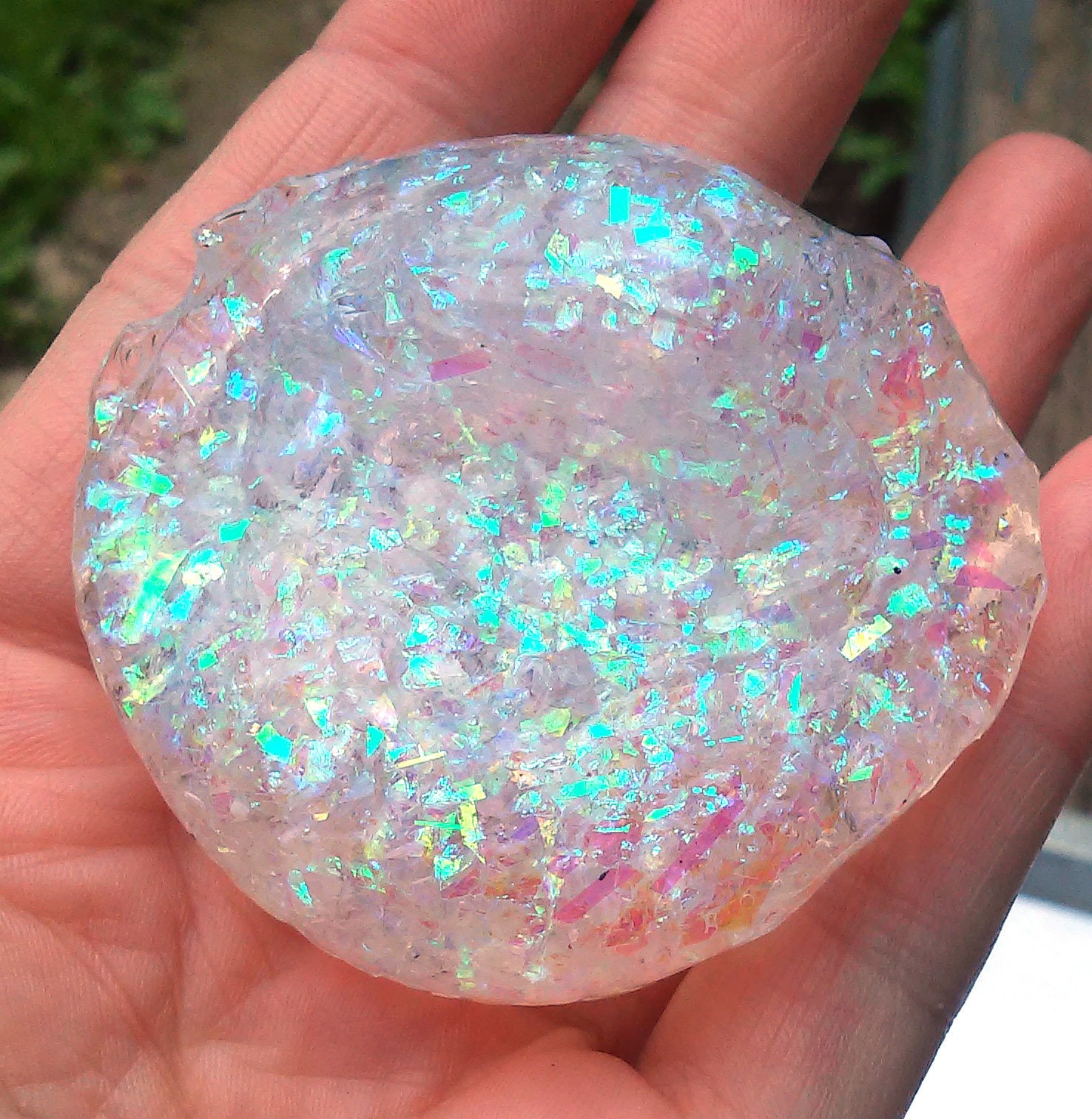 Pearl Glitter Slime Glitter Bomb White Clear Holographic Iridescent Unicorn  Shimmer Metallic Sparkle Opal Galaxy Party Favor Gift No Borax 