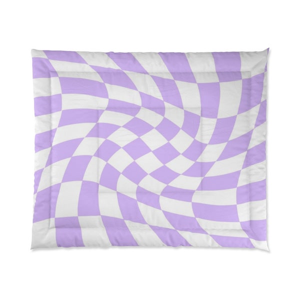 Aesthetic Bedding Checkered Etsy