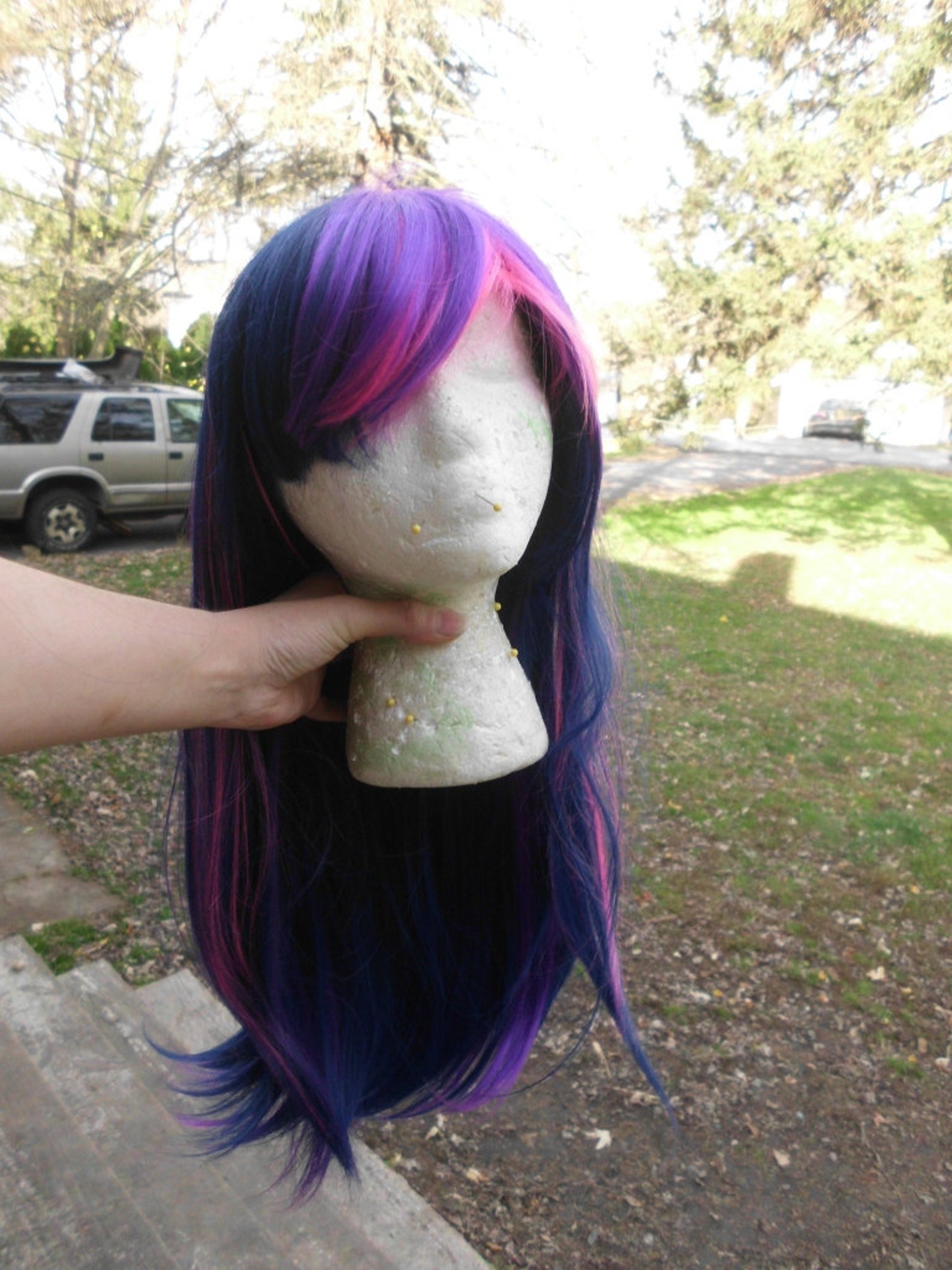 Twilight Sparkle Wig MLP Cosplay Purple and Pink Wig Dark Etsy