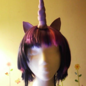 Dusk Shine Wig MLP Unicorn Purple and Pink Costume My Little Pony, Twilight Sparkle, Cosplay my little pony cosplay image 2