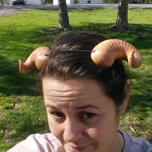 Ram Horn Headband: Custom Color Costume Horns