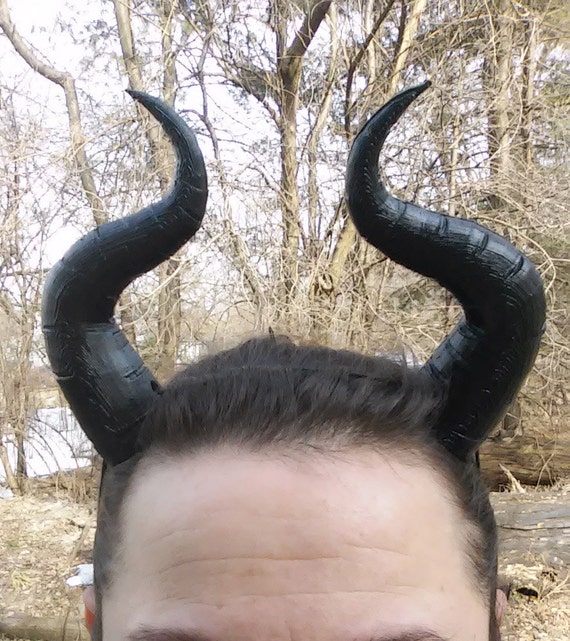Grandes Cuernos Malefica Dragon Demonio Diablo Satanas Etsy