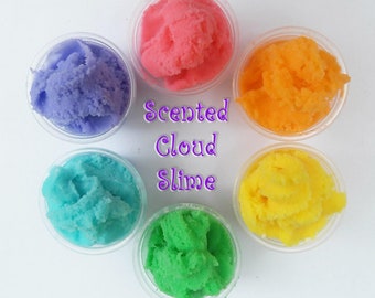 Cloud Slime SCENTED bundle party pack Slime Snow dough rainbow bundle pack multipack set Therapy  party favor  gift stress  cheap No Borax