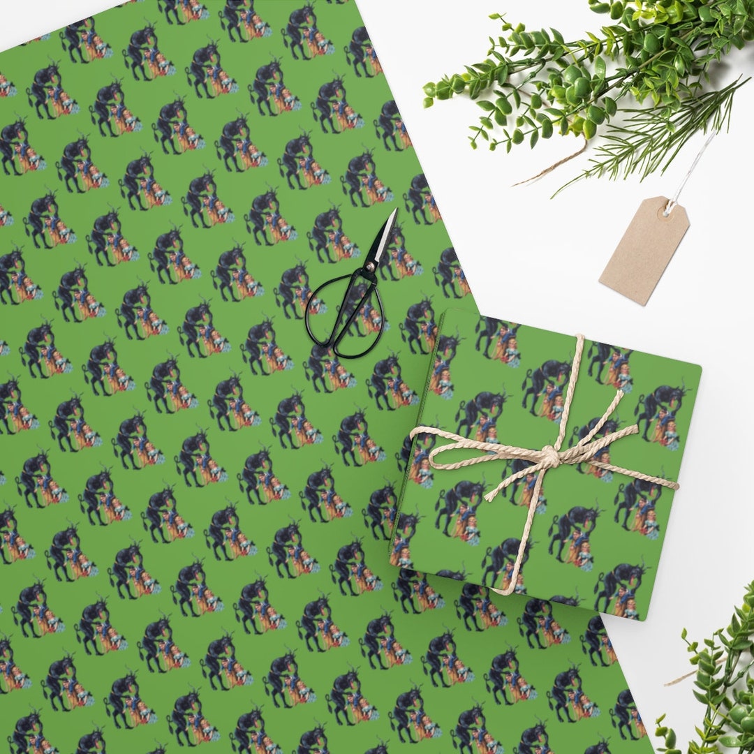 Krampus Gift Wrap Wrapping Paper Creepy Xmas Alternative - Etsy