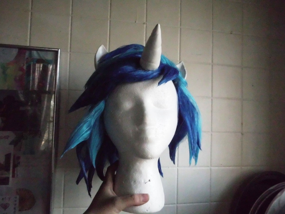 Blue Unicorn Hair Wig - wide 6