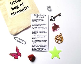 Meaningful gift Little Bag of Strength You Got This Get Well Soon Emotional Support thinking of you are enough Small Recovery pocket hug