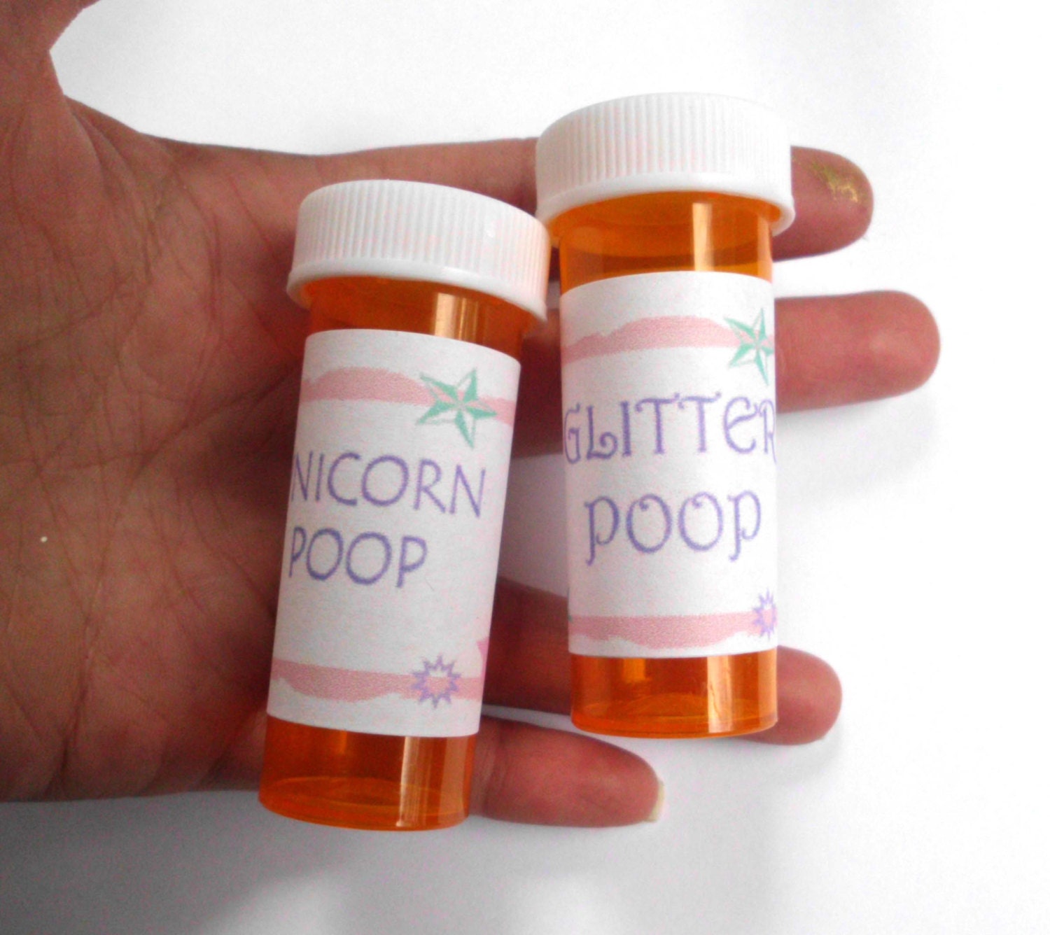 10 Empty Plastic Pill Bottles Medicine Container Vitamin Capsule Drug Holder  Bk 