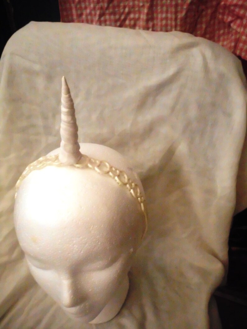 White Unicorn Headband Horn Costume My Little Pony Headband Cosplay Narwhal image 3