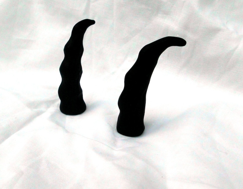 Black Demon Horns Headband Dragon Horn Headband Devil Etsy