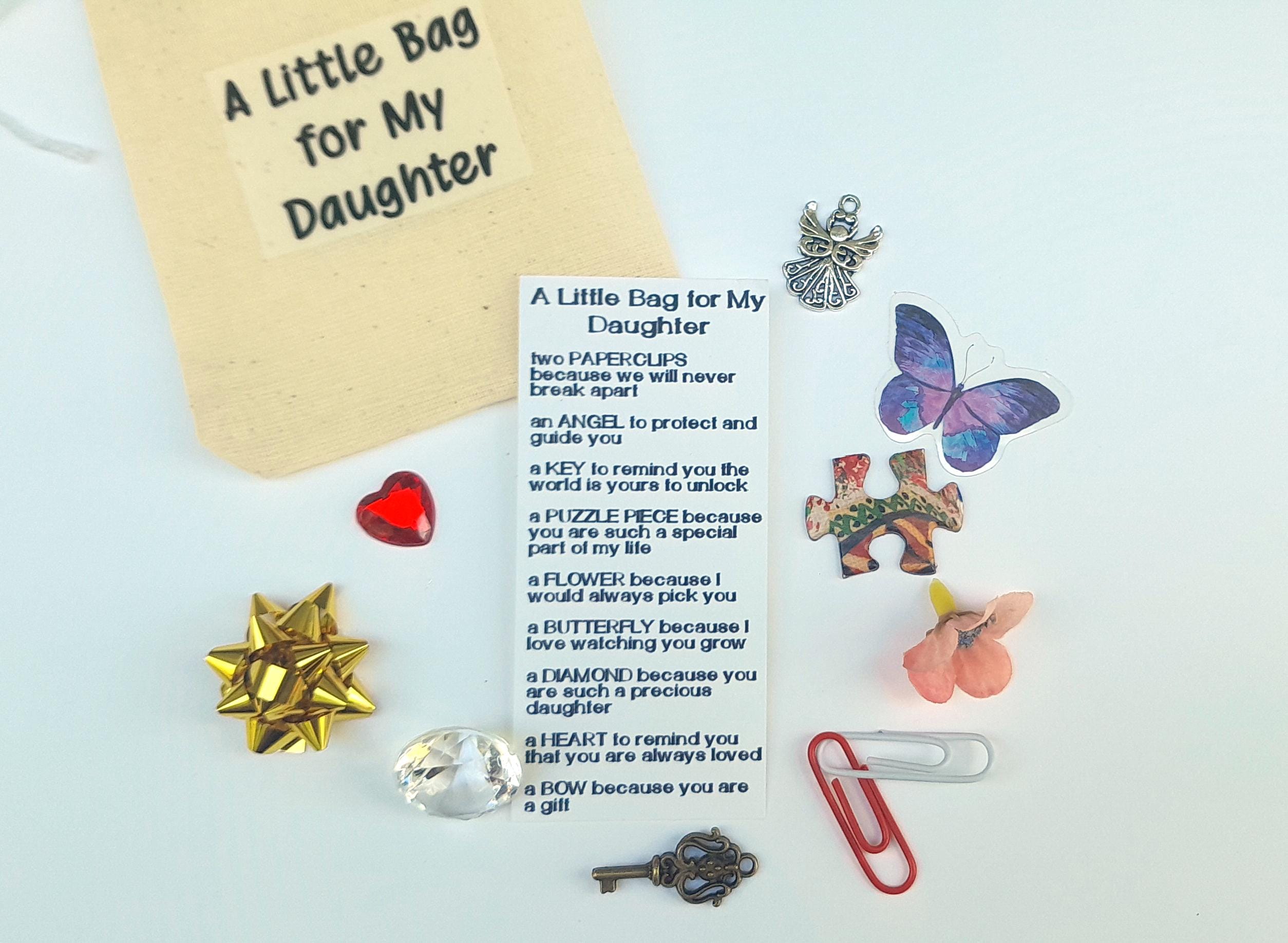 Keepsake Bag for Daughter: Thinking of You Gift, Heartfelt Keepsake