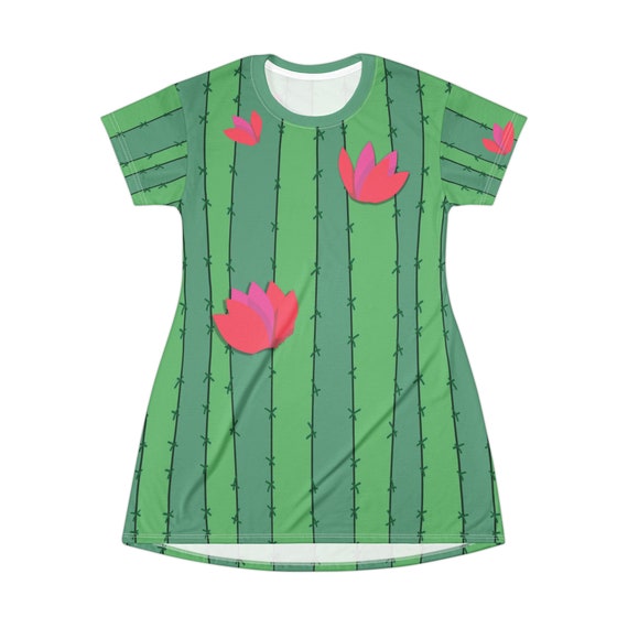 Kaktus-Kleid, lustiges Halloween-Kostm, Kaktus-Blume, Tshirt-Kleid,  einzigartiges Kostm, einfach zu tragen, Spa bequem, niedlich - Etsy  sterreich