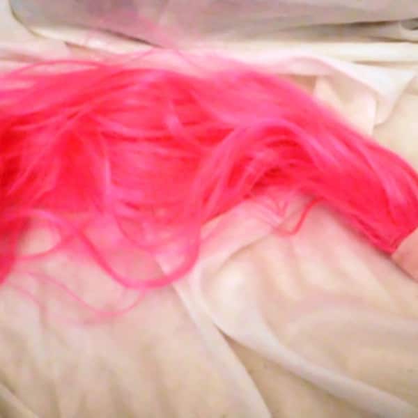 Pink Unicorn tail Horse My Little Pony Tail Cosplay Costume MLP Pinkie Pie, Curly Curled at the Bottom, Dress Up, Costume