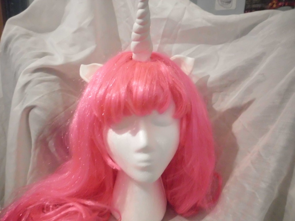 pink unicorn wig
