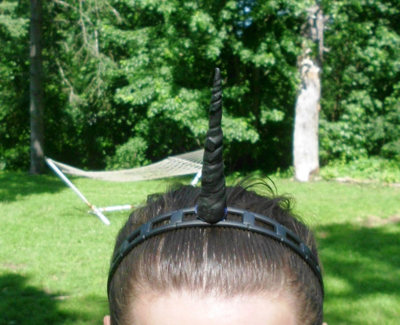 Black Unicorn Headband Horn Costume My Little Pony Headband Etsy