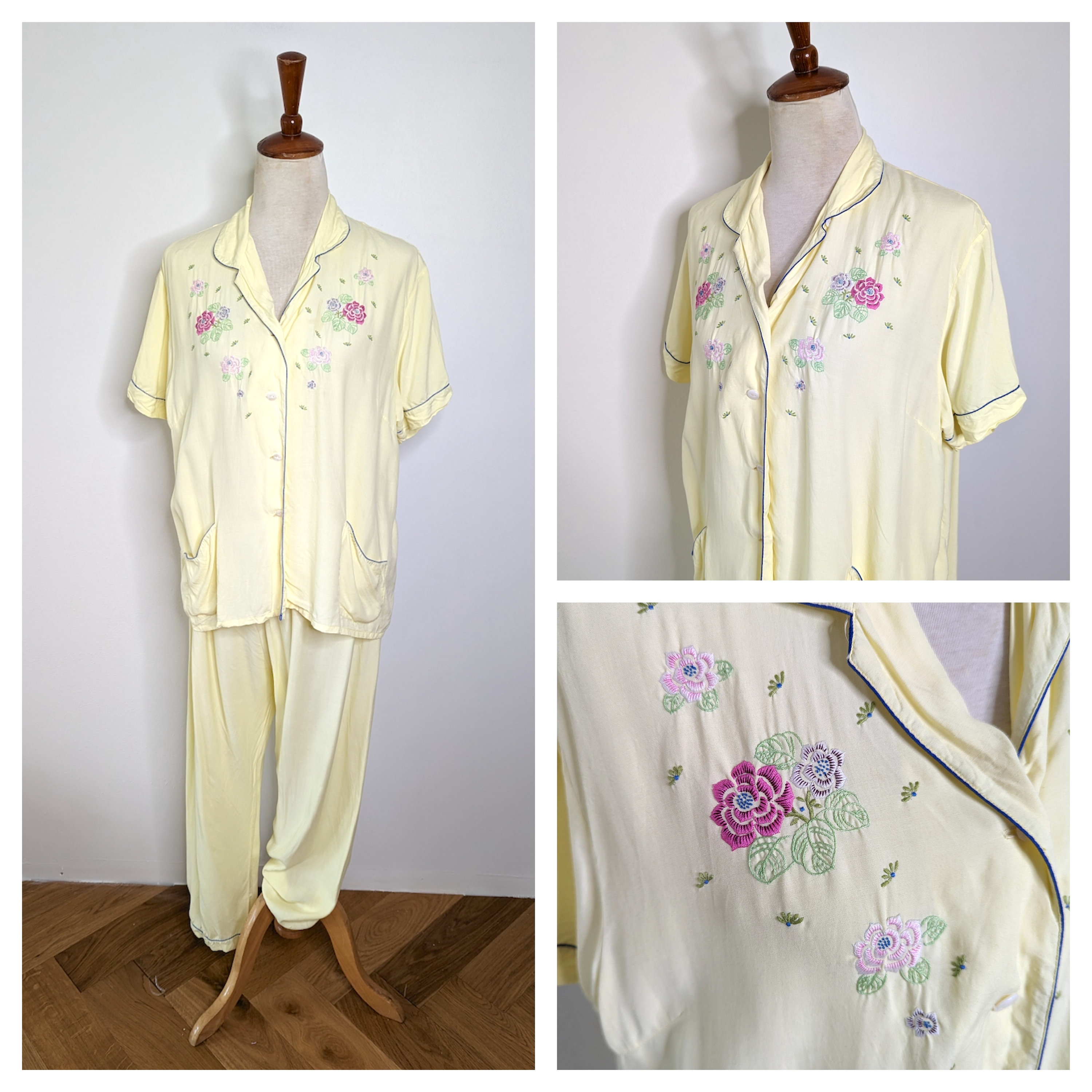 Vintage Pyjamas Etsy Canada
