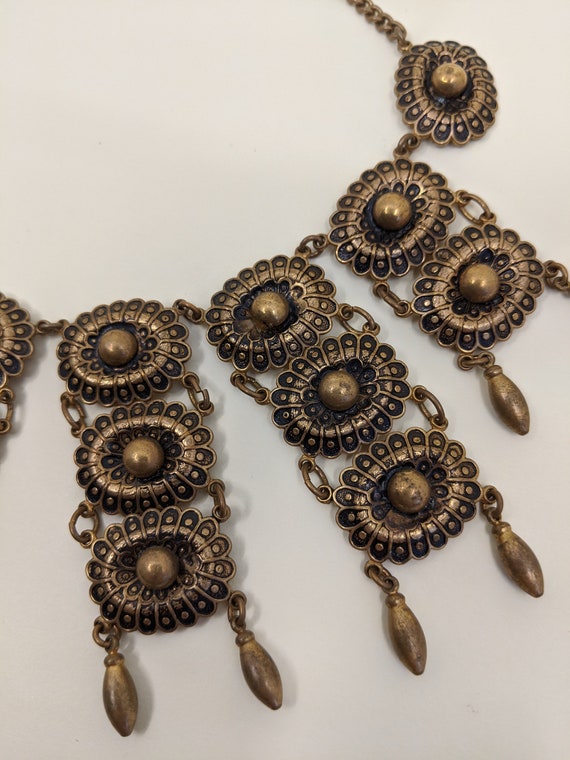 1930s Brass Ball Bearing Necklace