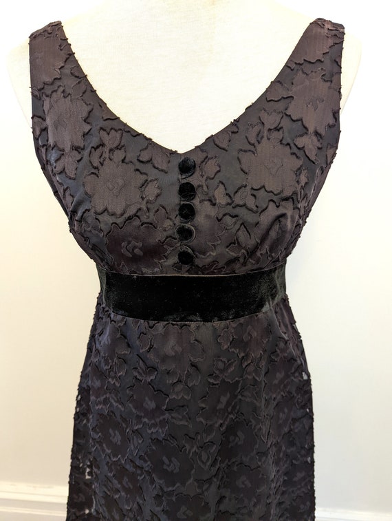 Vintage 1960s Babydoll Dress , 1960s little black… - image 3