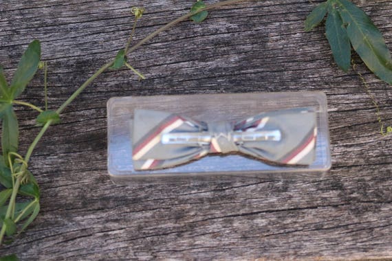 Vintage Mens Bow tie, 1950s Mens Bow Tie,  Retro … - image 2