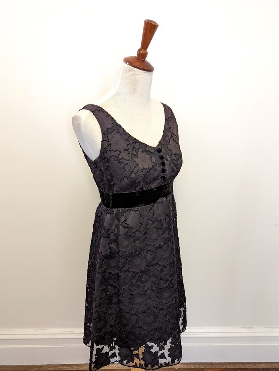 Vintage 1960s Babydoll Dress , 1960s little black… - image 4