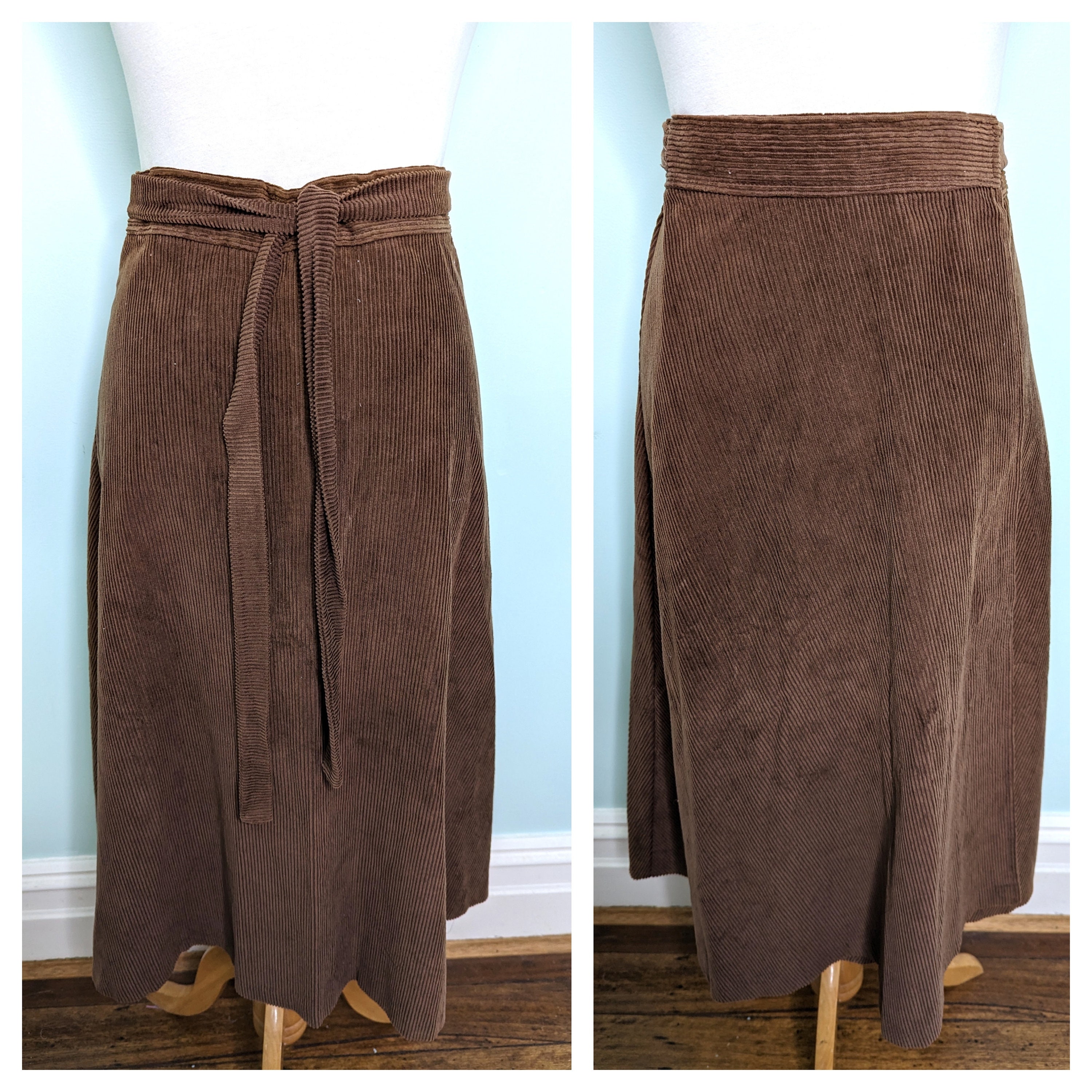 Plus size corduroy skirt 70 hot sale