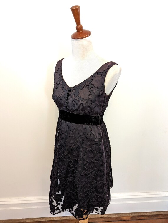 Vintage 1960s Babydoll Dress , 1960s little black… - image 5