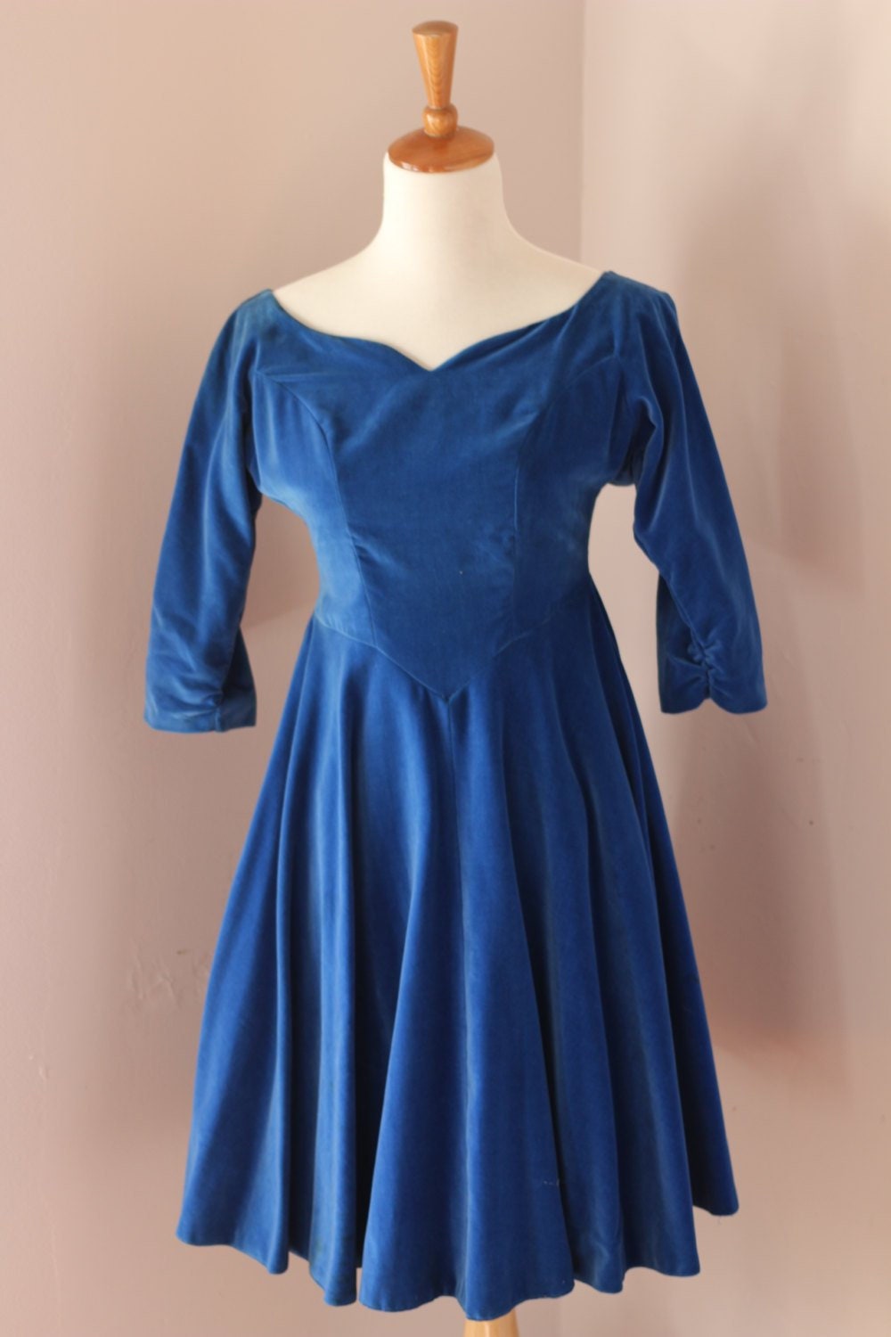 blue velvet vintage clothing