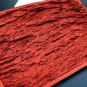 SweetyBijou Texture in silicone Corteccia di pino thailandese n. 1 - 135 x 90 mm