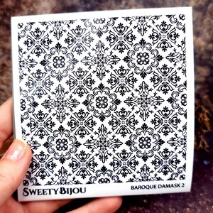 SweetyBijou Unique deep Texture &quot;Baroque Damask 2&quot;