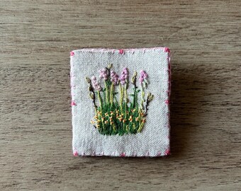 Little Meadow Pin - original - OOAK