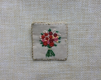 Floral Bouquet pin  - original - OOAK