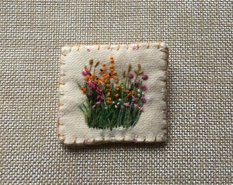 Little Meadow Pin - original - OOAK