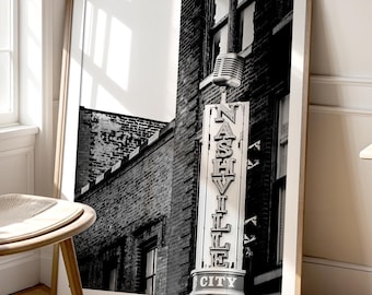 Nashville Art | Nashville Photography - Unframed | Nashville Sign, Downtown Nashville, Country Music Art, Broadway |Pick your Size