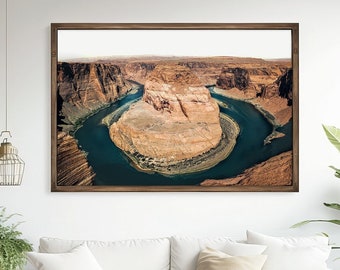 Horseshoe Bend, Arizona Print - Unframed Photography | Desert Wall Art, Southwest Decor, Arizona, Mountain Landscape | Pick Your Size