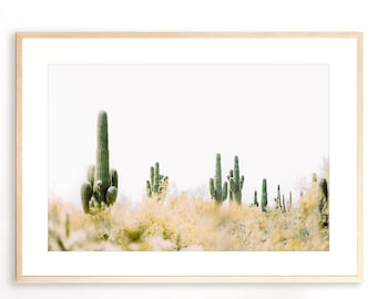 Cactus Print, Cactus Wall Art Desert Print Southwestern Decor Phoenix Arizona Wall Art Saguaro Cactus Boho Wall Art Minimalist Wall Art