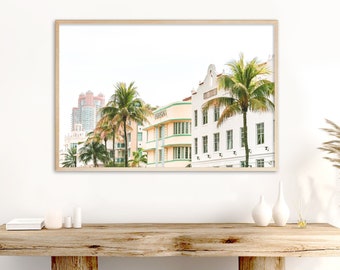 Miami Photography - Unframed, South Beach Hotel, Miami Beach Print, Art Deco Wall Art, Ocean Drive, Florida Hotel Print | Many Sizes