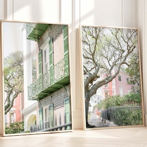 Charleston Photography, Print Set of 2 | Charleston Battery Prints - Unframed | Charleston SC Wall Art, Southern Home Decor | Many Sizes