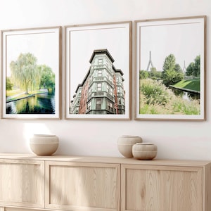 Boston Photography - Unframed | Boston Print Set of 3, Boston Artwork featuring Public Garden, North End and Zakim Bridge | Pick Your Size