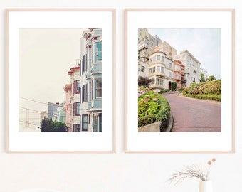 San Francisco Print Set of 2 | Photography - Unframed | Featuring Golden Gate Bridge, Lombard St, Baker Beach, Muir Woods | Pick Your Set