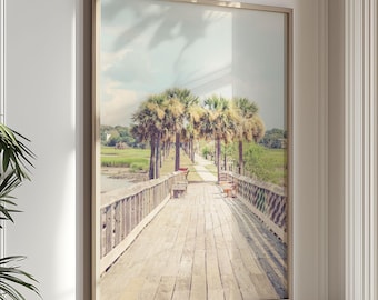 Charleston Print, Pitt Street Bridge Charleston Art Mount Pleasant Coastal Wall Decor Charleston Sullivans Island (unframed)