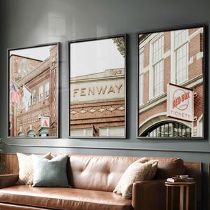Boston Photography - Unframed | Fenway Park Art, Boston Red Sox Decor, Architectural Wall Art, Boston Baseball, Boys Room | Pick Your Size