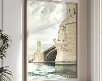 Boston Art, Longfellow Bridge Print, Charles River, Urban Wall Decor (unframed photography)