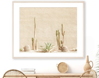 Cactus Print, Phoenix Arizona Art, Photography - Unframed | Desert Print, Southwest Art, Botanical Wall Art, Minimalist  | Pick Your Size