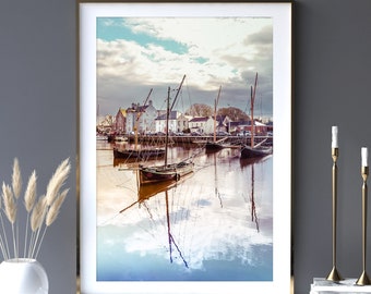 Galway Ireland, Sailboat Print, Irish Art | Color Photography - Unframed | Ireland Wall Art Print, Nautical Decor | Many Sizes